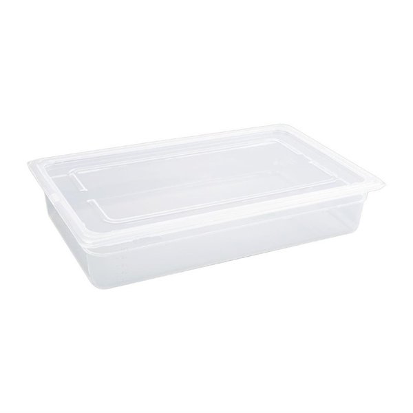 GN bak polypropyleen met deksel 1/1 -13L | 2 stuks | 530x325x100(h)mm