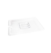 Vogue GN deksel polycarbonaat met lepeluitsparing 1/2 | 325x265mm
