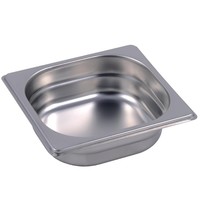Gastro M GN-Bak | RVS | 1/6 GN | Hoogte 65mm | 176x162x65(h)mm 
