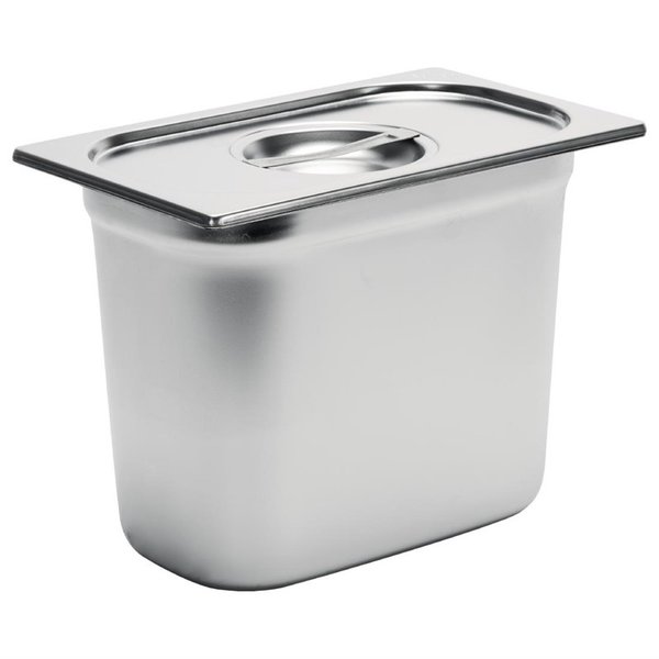 GN bak RVS 1/4 - 6,5L | 176x162x200(h)mm