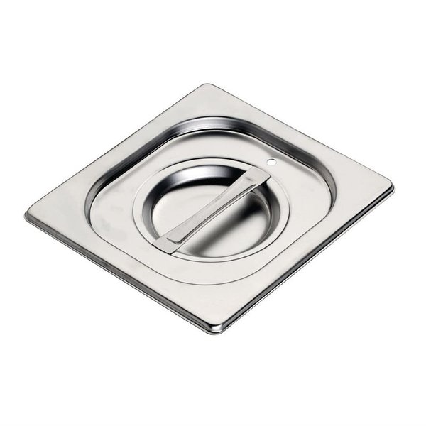 GN RVS deksel met siliconen afdichting 1/6 | 176(b)x162(d)cm