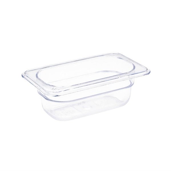 GN bak polycarbonaat 1/9 - 0,6L | 108x176x65(h)mm