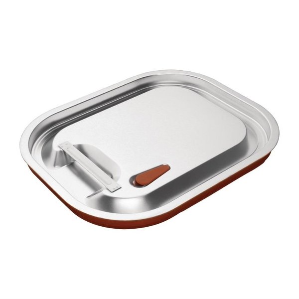 GN deksel RVS luchtdicht 1/2 | 325(b)x265(d)cm