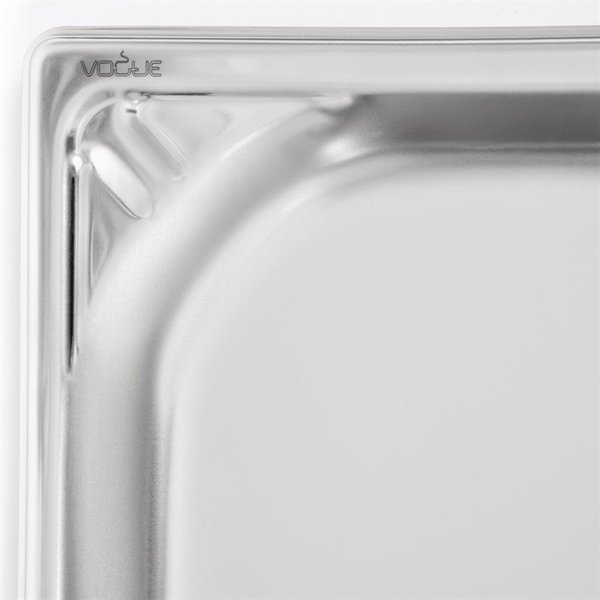 GN bak RVS 1/1 - 3L | 325x530x20(h)mm