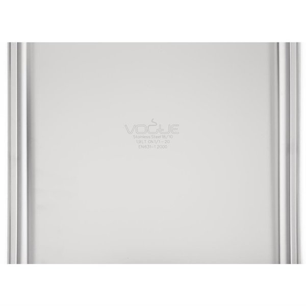 GN bak RVS 1/1 - 3L | 325x530x20(h)mm