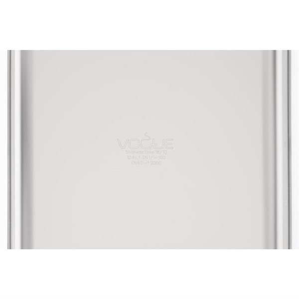 GN-Bak | HEAVY DUTY | RVS | 1/1 GN | Hoogte 100mm | 530x325x100(h)mm