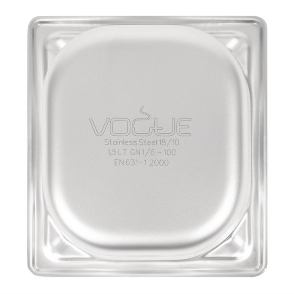 GN bak RVS 1/6 - 1.7L | 162x176x100(h)mm