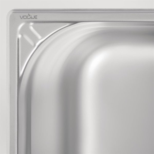 GN-Bak | RVS | 1/2 GN | Hoogte 200mm | 325x265x200(h)mm