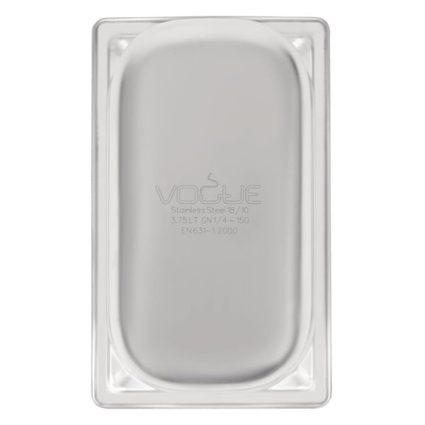 GN bak RVS 1/4 - 4L | 162x265x150(h)mm