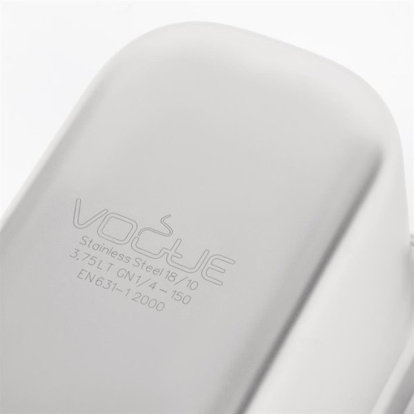 GN bak RVS 1/4 - 4L | 162x265x150(h)mm