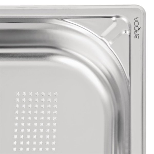 GN-Bak | RVS | 1/1 GN | Hoogte 65mm | Geperforeerd | 530x325x65(h)mm