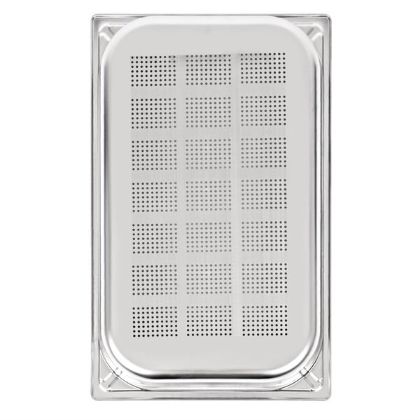 GN bak geperforeerd RVS 1/1 - 9L | 325x530x65(h)mm