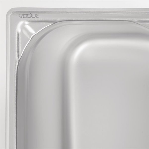 GN-Bak | RVS | 1/3 GN | Hoogte 200mm | 325x176x200(h)mm