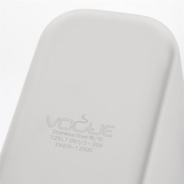 GN-Bak | RVS | 1/3 GN | Hoogte 200mm | 325x176x200(h)mm