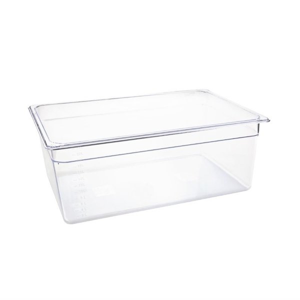 GN bak polycarbonaat 1/1 - 25,6L | 530x325x200(h)mm