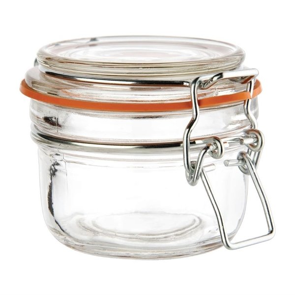 Conservenpotten set glas 12,5cl | 6 stuks | 7(Ø)x7(h)cm