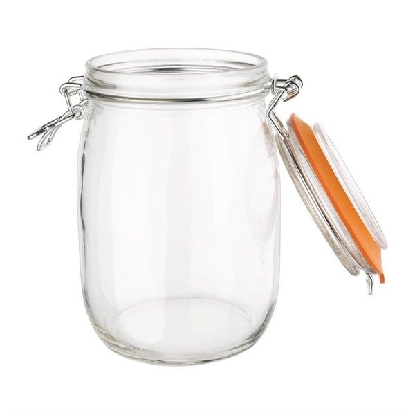 Conservenpot glas 1L | 8,9(Ø)x17,5(h)cm
