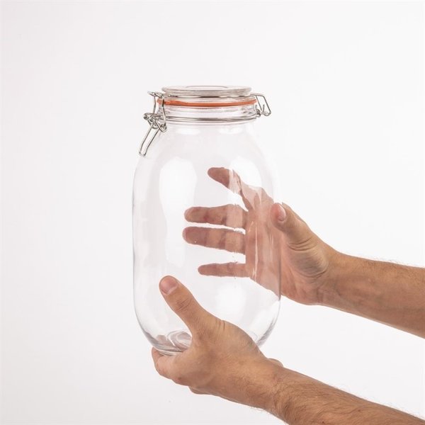 Conservenpot glas 3L | 13,5(Ø)x28,5(h)cm