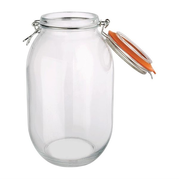 Conservenpot glas 2L | 8,9(Ø)x25,5(h)cm