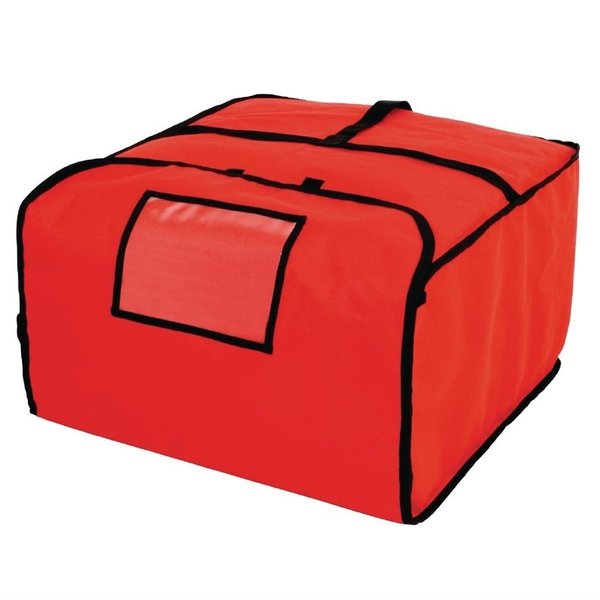 Pizza tas groot polyester rood | 510x510x305(h)mm