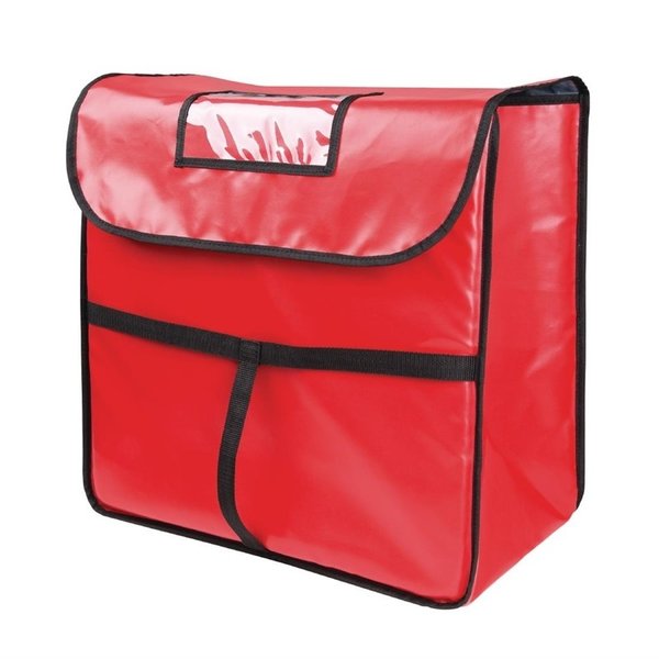 Pizza tas groot polyester rood | 510x510x305(h)mm