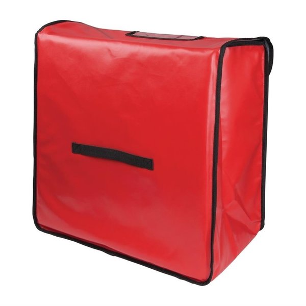 Pizza tas groot polyester rood | 510x510x305(h)mm