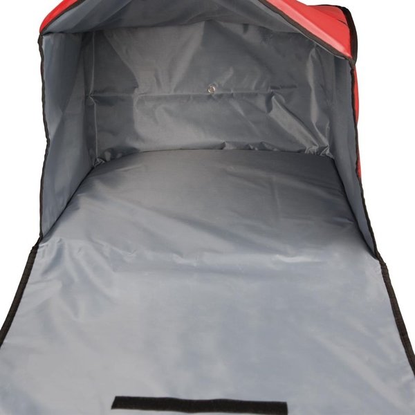 Pizza tas groot polyester rood | 510x510x305(h)mm