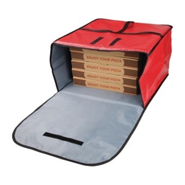 Pizza tas groot polyester rood | 510x510x305(h)mm