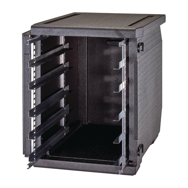 Voedselcontainer geïsoleerd met verstelbare rails 155L | 540x770x687(h)mm