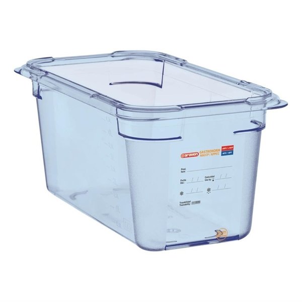 Voedseldoos blauw | 1/3 GN | 325x176x150(h)mm
