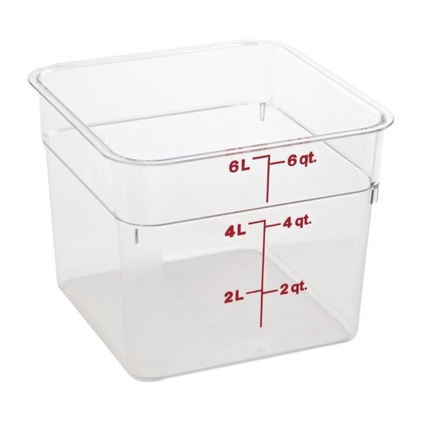 Vierkante polycarbonaat voedseldoos 11,4L