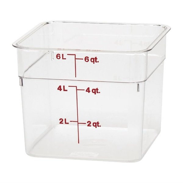 Vierkante polycarbonaat voedseldoos 17,2L