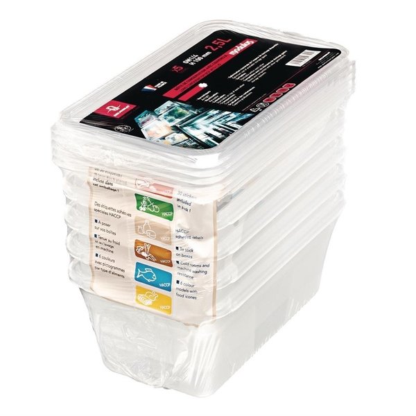 Voedseldoos zware uitvoering 3,5L | 1/4GN | 265x163x150(h)mm