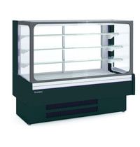 Coreco Koelvitrine | 490L | Zwart | +14°C/+17°C | 4 Schappen | 1300x730x1379(h)mm