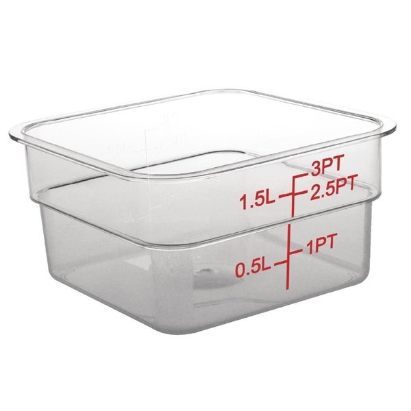 Voedseldoos vierkant polycarbonaat 3,5L