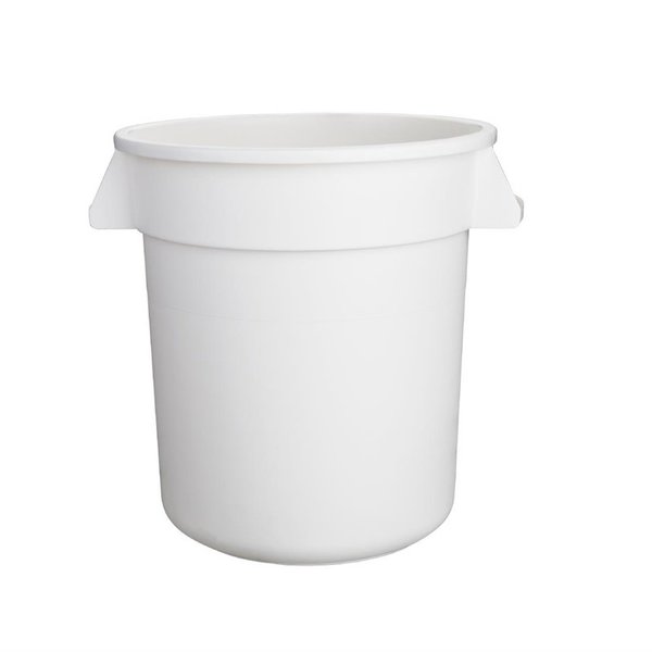 Voorraadcontainer polypropyleen wit 38L | 39,8(Ø)x43,4(h)cm