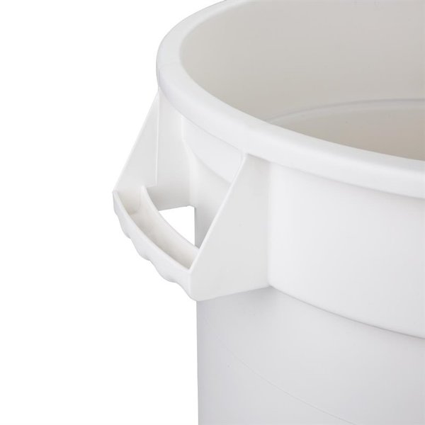 Voorraadcontainer polypropyleen wit 38L | 39,8(Ø)x43,4(h)cm