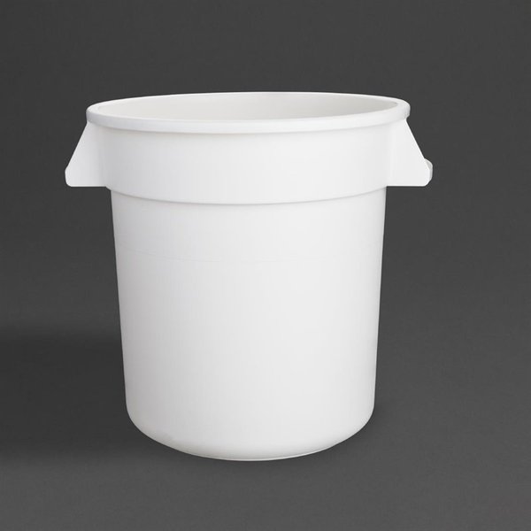 Voorraadcontainer polypropyleen wit 76L |  49,2(Ø)x58,4(h)cm
