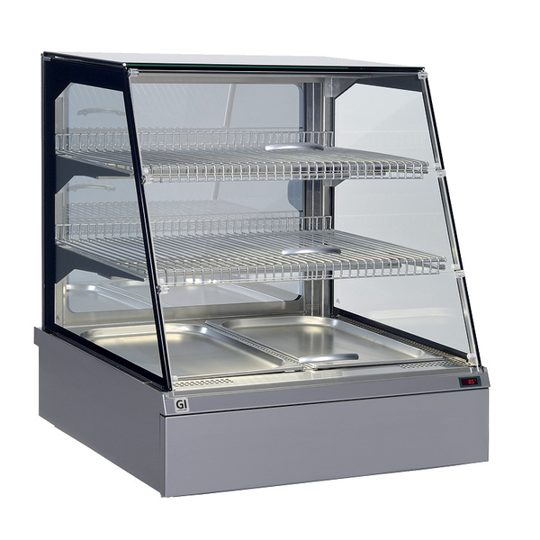 Drop-In Warmhoudvitrine SnacksToGo | 2x 1/1 GN | 230V | Waterlade aan de achterzijde | 746x717x845(h)mm