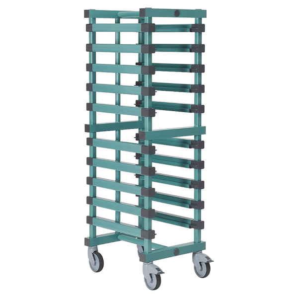 REA regaalwagen met 15 etages en wielen | EN 600x400mm | 540x660x1790(h)mm