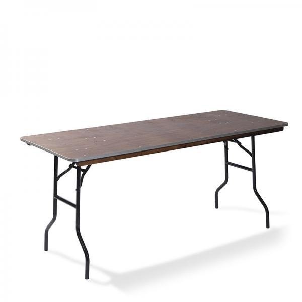 Diner Tafel Hout Recht | 1830x760x760(h)mm