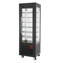 Diamond Gebaksvitrine | 360L | Zwart | +2°C/+10°C | 6 Schappen | 600x630x1850(h)mm