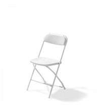 VEBA Klapstoel Budget | Wit | Stapelbaar | 430x450x800(h)mm 