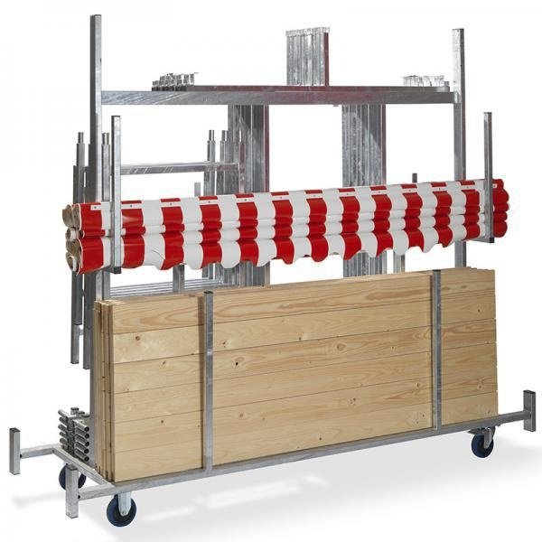 Trolley voor marktkramen | 2415x720x1980(h)mm