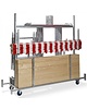 VEBA Trolley voor marktkramen | 2415x720x1980(h)mm 