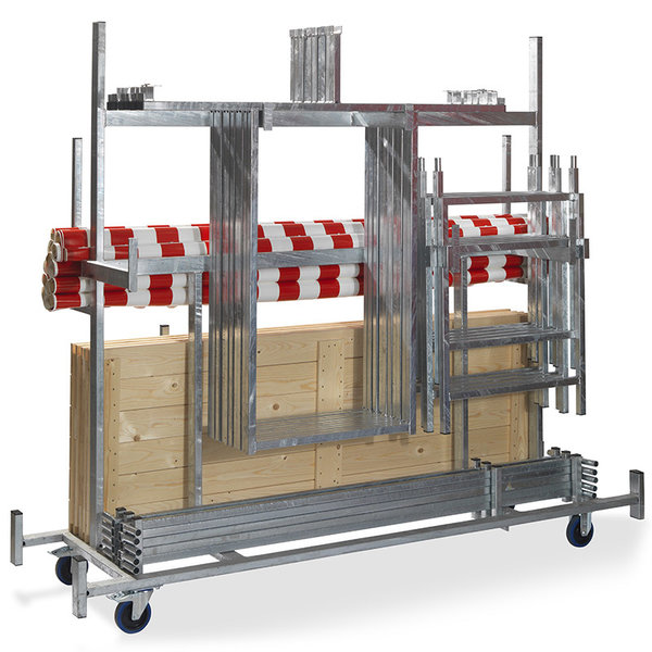 Trolley voor marktkramen | 2415x720x1980(h)mm