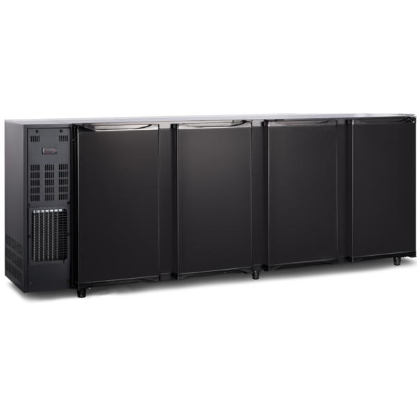 Barkoelkast | 664L | Zwart | +1°C/+8°C | Geventileerd | Compressor | 2295x565x890/905(h)mm