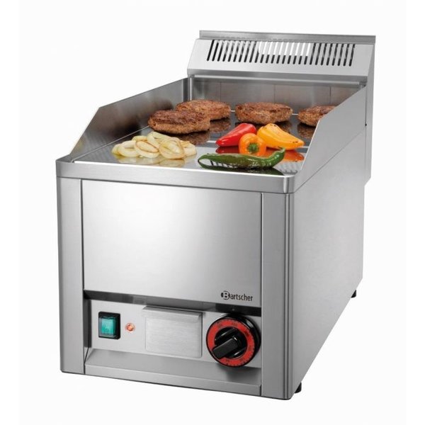 Bakplaat/Grillplaat elektrisch GPL 320E-G | 3kW | Glad 320x480mm | 330x525x450(h)mm