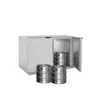 Mastro Biervatenkoeler | 8x 50L in RVS | Zonder koelunit | 2050x1100x990(h)mm