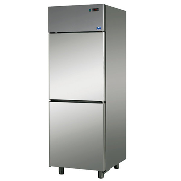 Koelkast | 600L | RVS | 0°C/+10°C | Geventileerd | 0.39kW | Dubbele Deur | 710x700x2030(h)mm